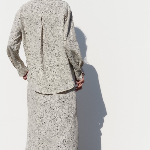 NWT Zara Oversized Animal Print Shirt - Picture 3 of 6